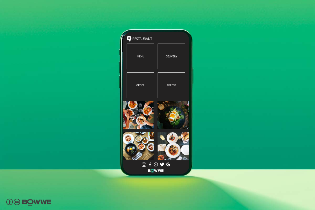 Téléphone portable debout avec Micro Page pour restaurant à l'écran